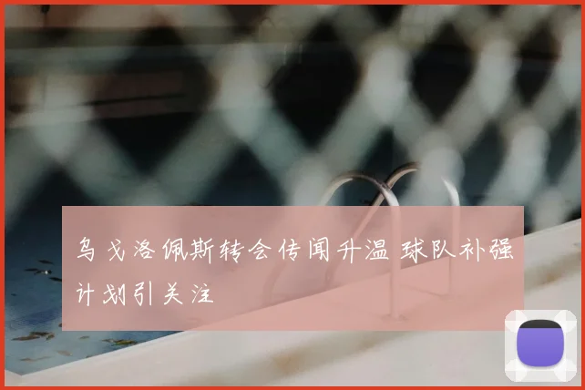 乌戈洛佩斯转会传闻升温 球队补强计划引关注