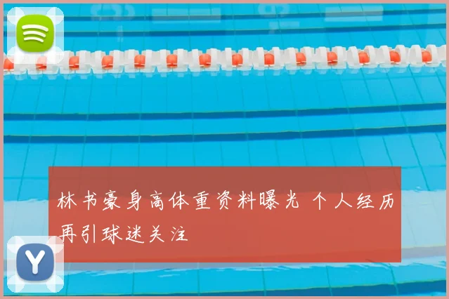 林书豪身高体重资料曝光 个人经历再引球迷关注